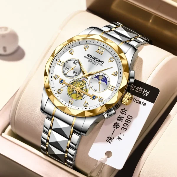 Men’s Luxury Stainless Steel watch.