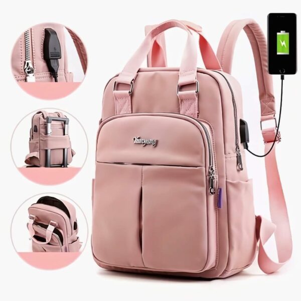 New leisure nylon ladies waterproof CHINA Bagpack -7240-3