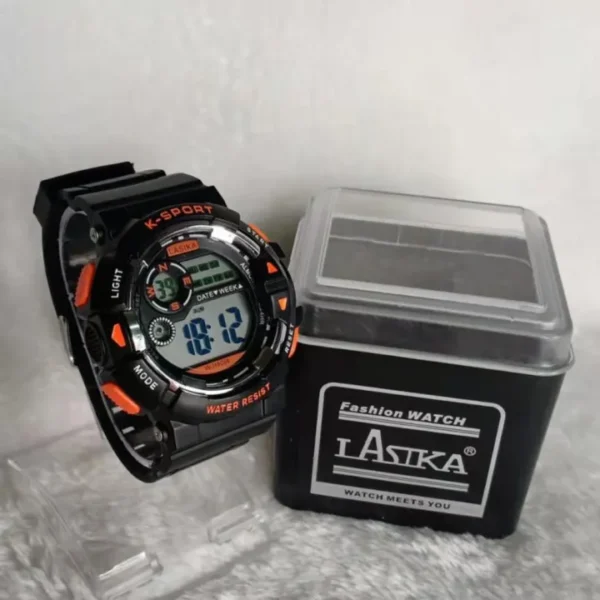 LASIKA W-H9006 Water Resistance/ Waterproof Silicon Digital Watch -8530-2 - Image 6