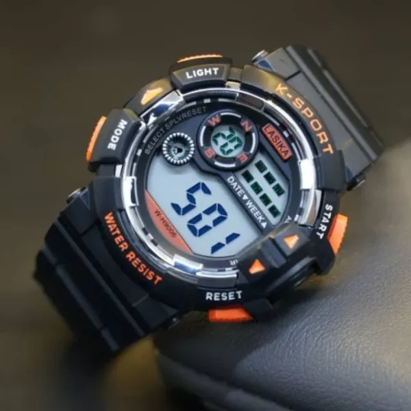 LASIKA W-H9006 Water Resistance/ Waterproof Silicon Digital Watch -8530-2 - Image 3